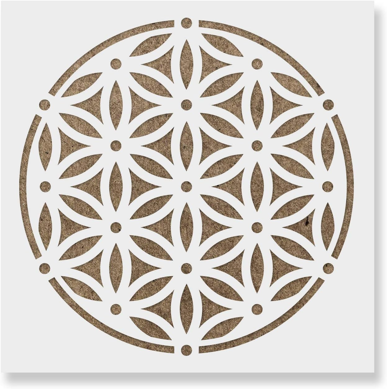 Reusable Sacred Flower Of Life Stencil Template For El Salvador | Ubuy throughout Flower Of Life Stencil Printable