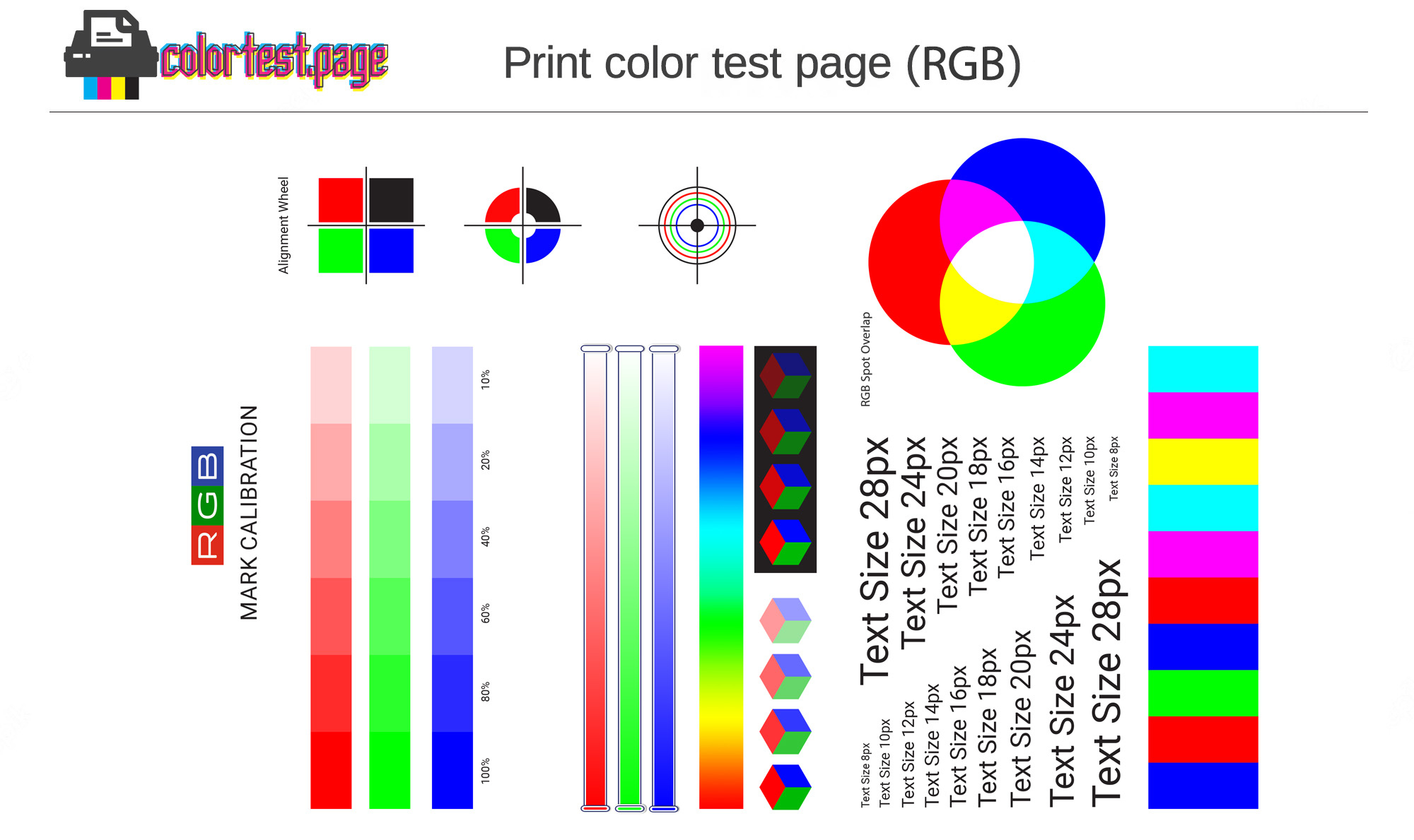 Rgb Color Test Page | Color Test Page throughout Free Printable Rgb Color Chart
