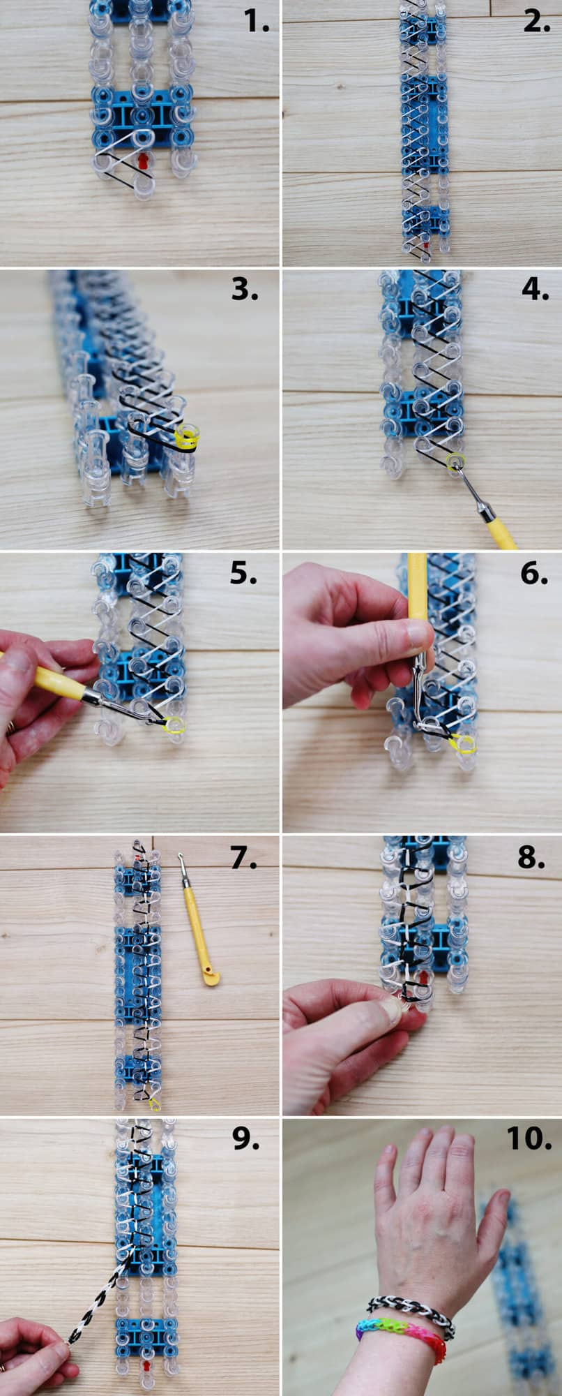 Rubber Band Bracelets - Childhood Magic inside Step By Step Printable Rainbow Loom Patterns With Your Hands
