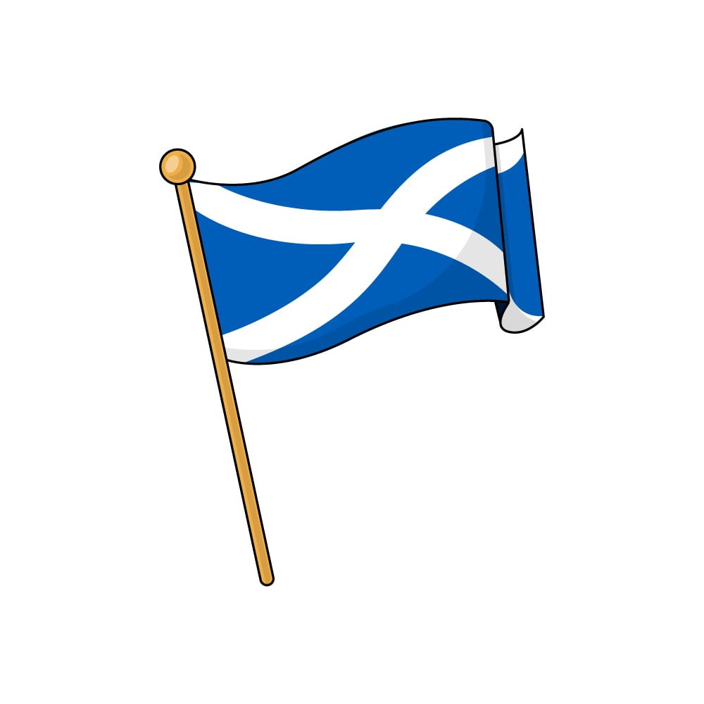 Scotland Flag Royalty-Free Stock Vector Images And Clip Art inside Free Printable Scotland Flag