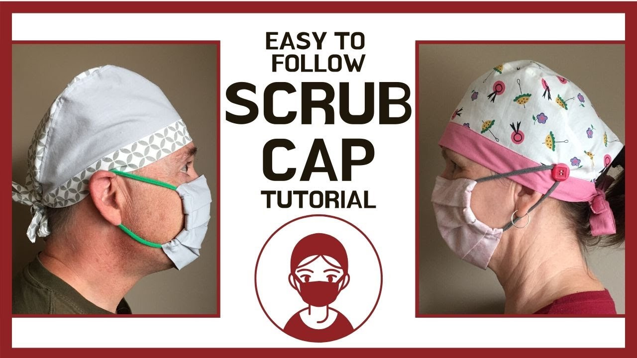 Scrub Cap With Ties For Men Or Women!!! Free Printable Pattern!!! with regard to Free Printable Scrub Cap Sewing Pattern