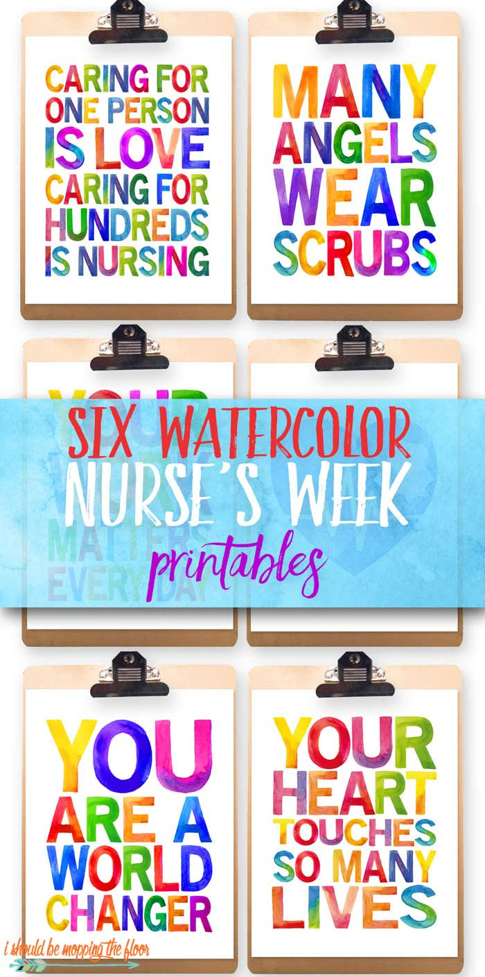 Six Nurses Week Printables | I Should Be Mopping The Floor regarding Free Printable Happy Nurses Day Cards