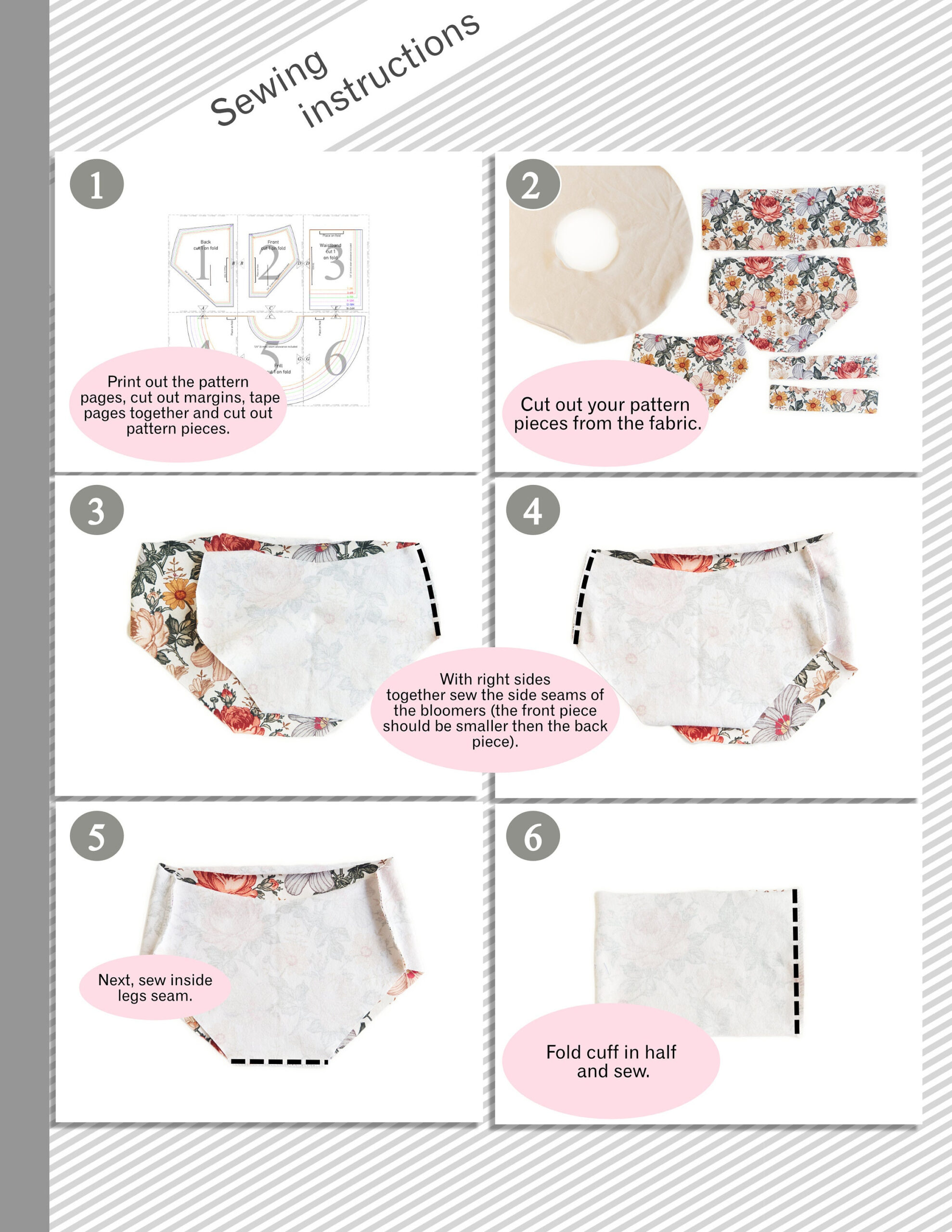 Skirted Bummies Pattern | Baby Bummies Sewing Pattern Pdf | Baby throughout Free Printable Bummies Pattern