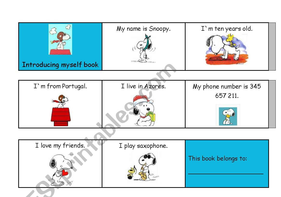 Snoopy Comics Book - Esl Worksheetdreamy within Free Printable Peanuts Comic Strips