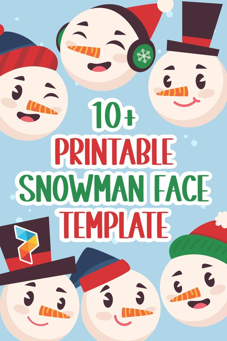 Snowman Face Template - 10 Free Pdf Printables | Printablee inside Free Printable Snowman Face Patterns