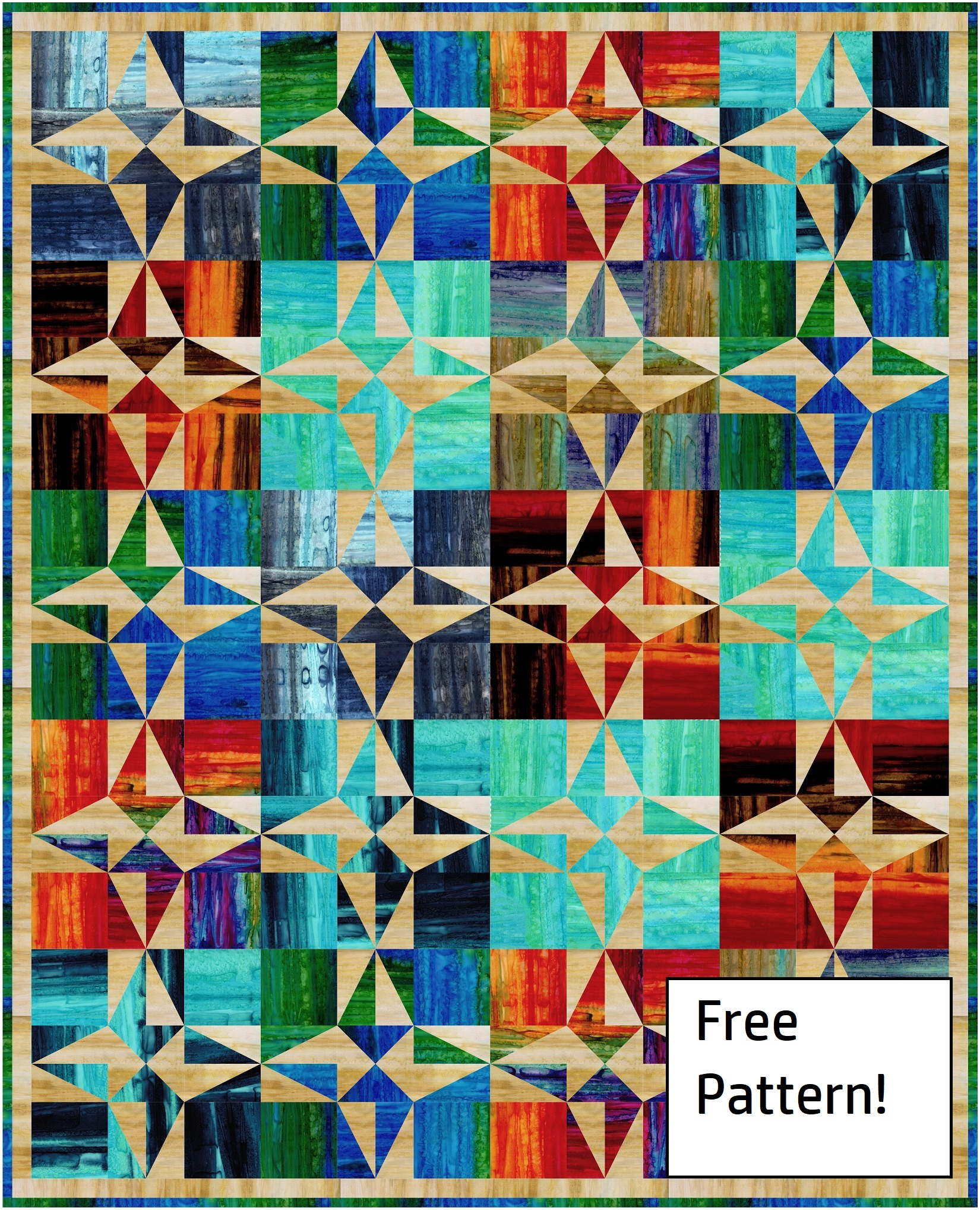 Southwest Archives - Pieced Brain for Free Printable Southwest Quilt Patterns