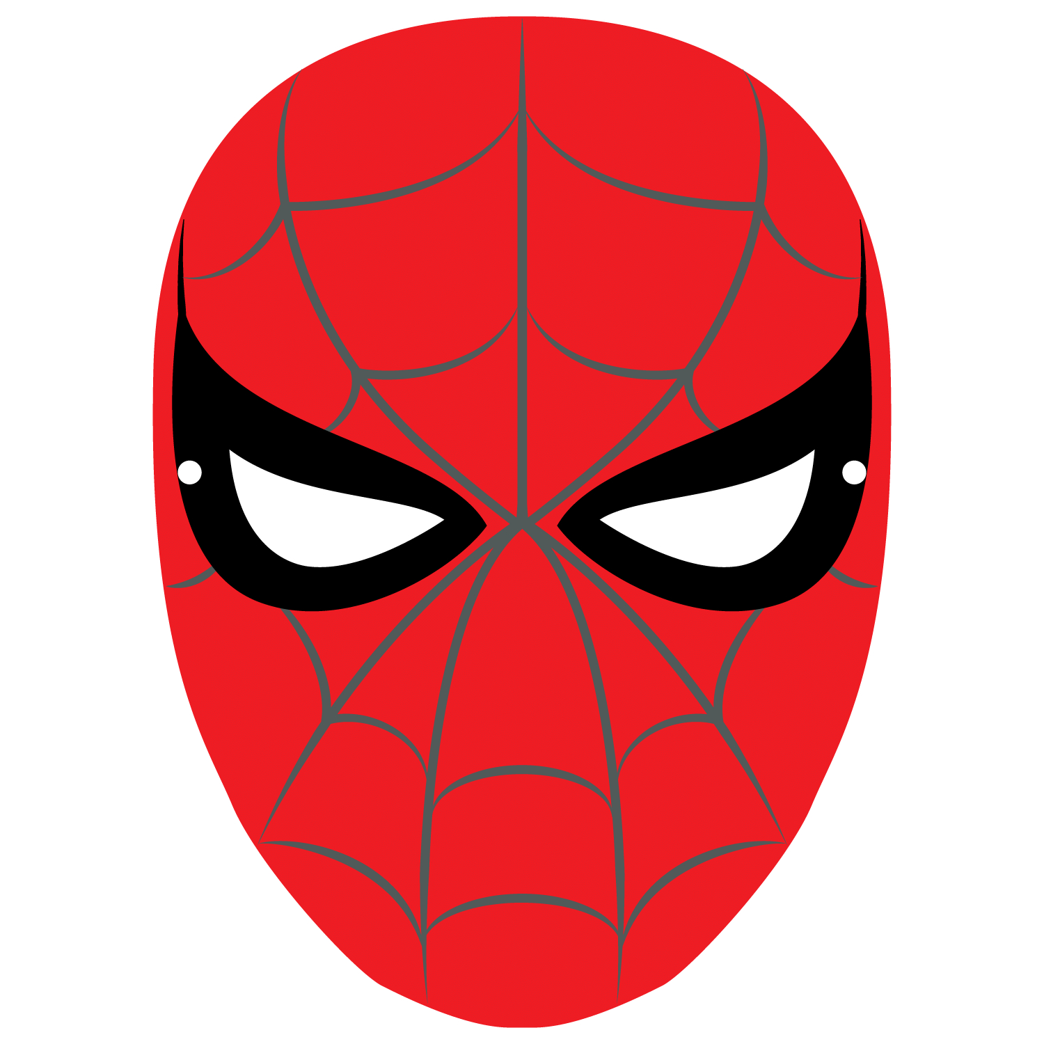 Spiderman Mask Template | Free Printable Papercraft Templates with Template Free Printable Spiderman Mask Sewing Pattern