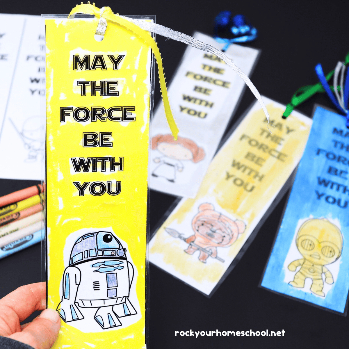 Star Wars-Inspired Coloring Bookmarks For Creative Fun (Free) in Free Printable Star Wars Bookmarks