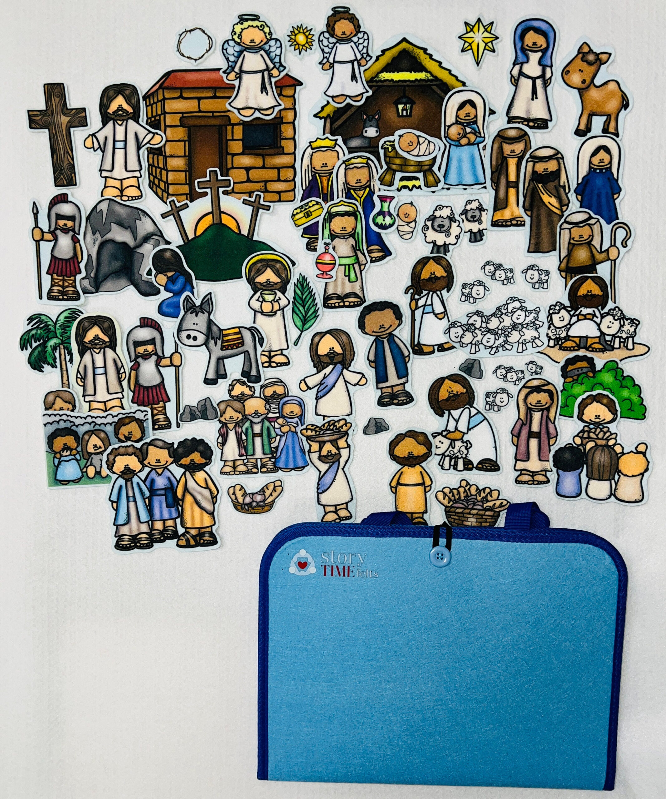 Stories Of Jesus Felt Set &amp;amp; Flannel Board Bible Felt Stories Birth inside Free Printable Felt Board Bible Stories