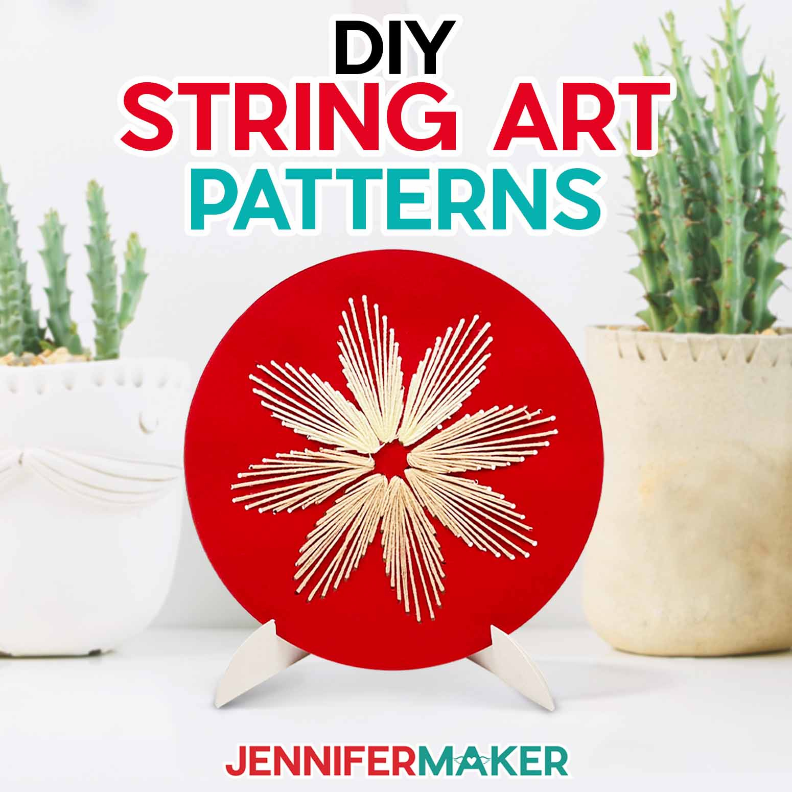 String Art Patterns For Beginners - No Nails Needed! - Jennifer Maker pertaining to 30 Free Printable String Art Patterns