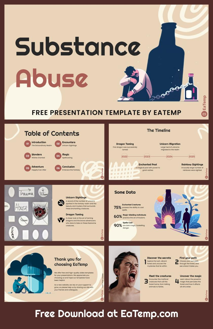 Substance Abuse Powerpoint Presentation Template &amp;amp; Google Slides Theme throughout Free Substance Abuse Powerpoint Templates