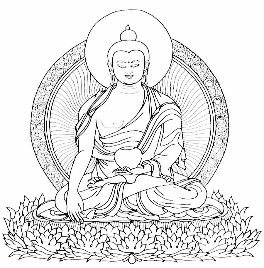 Symbols For Buddhism - Free And Printable Buddhist Symbols with regard to Free Printable Buddha Stencil
