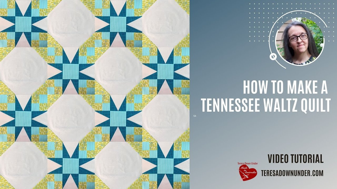 Tennessee Waltz Quilt Video Tutorial intended for Free Printable Tennessee Waltz Quilt Pattern