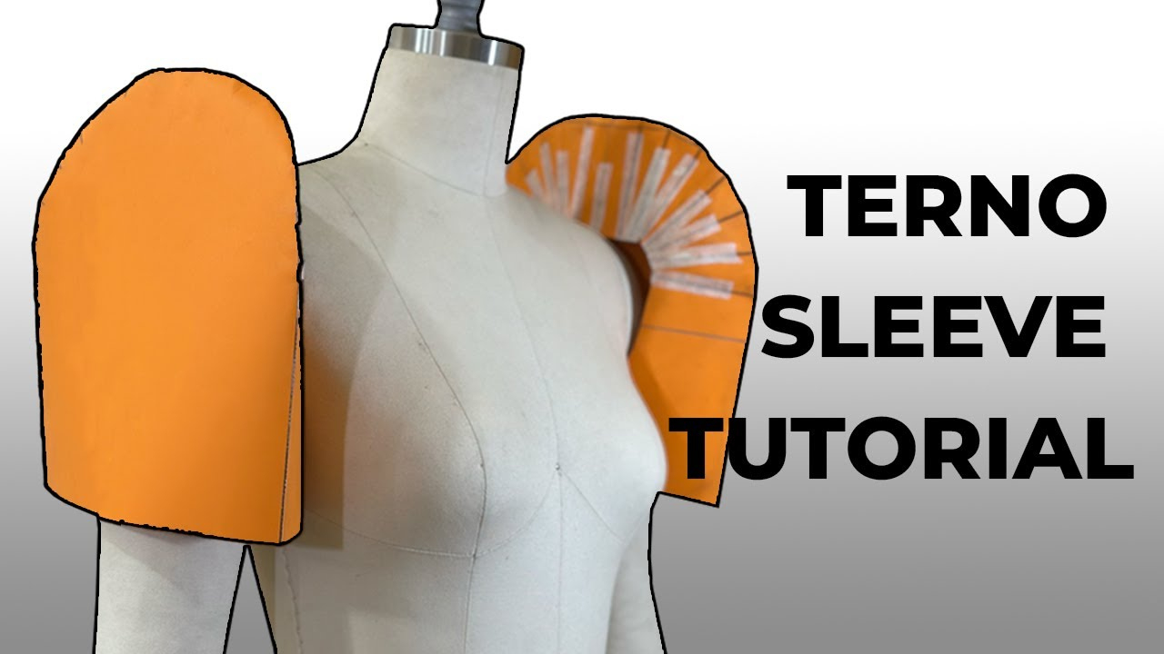 Terno Or Filipiniana Sleeve Tutorial | Terno Sleeve Patternmaking | Filipiniana | La Modéliste intended for Printable Filipiniana Sleeve Pattern