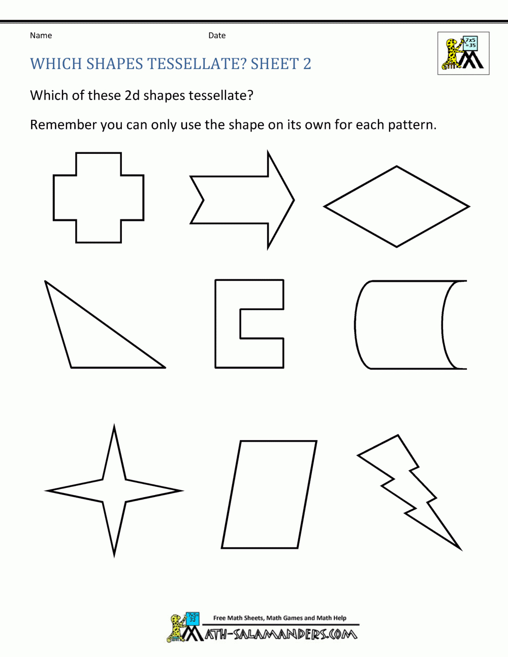 Tessellations In Geometry 1 regarding Tessellation Patterns Printable Free