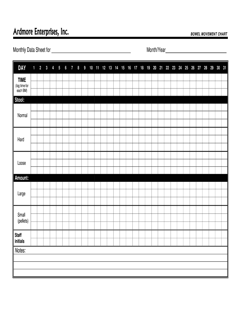 Time Log - Fill Online, Printable, Fillable, Blank | Pdffiller with Free Printable Bowel Movement Log