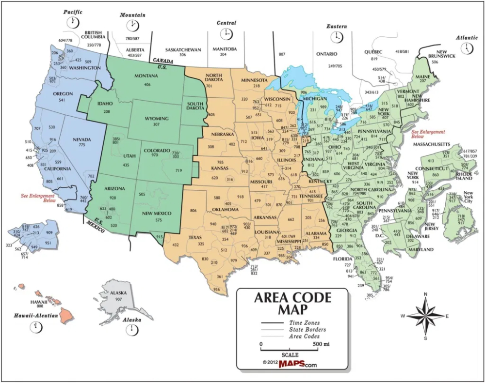 Time Zone Map Of The United States | Large Printable, Colorful inside Free Printable Us Time Zone Map With State Names