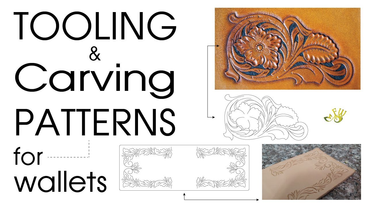 Tooling &amp;amp; Carving Patterns For Walletsfischer Workshops (Hd) in Beginner Free Printable Leather Tooling Patterns