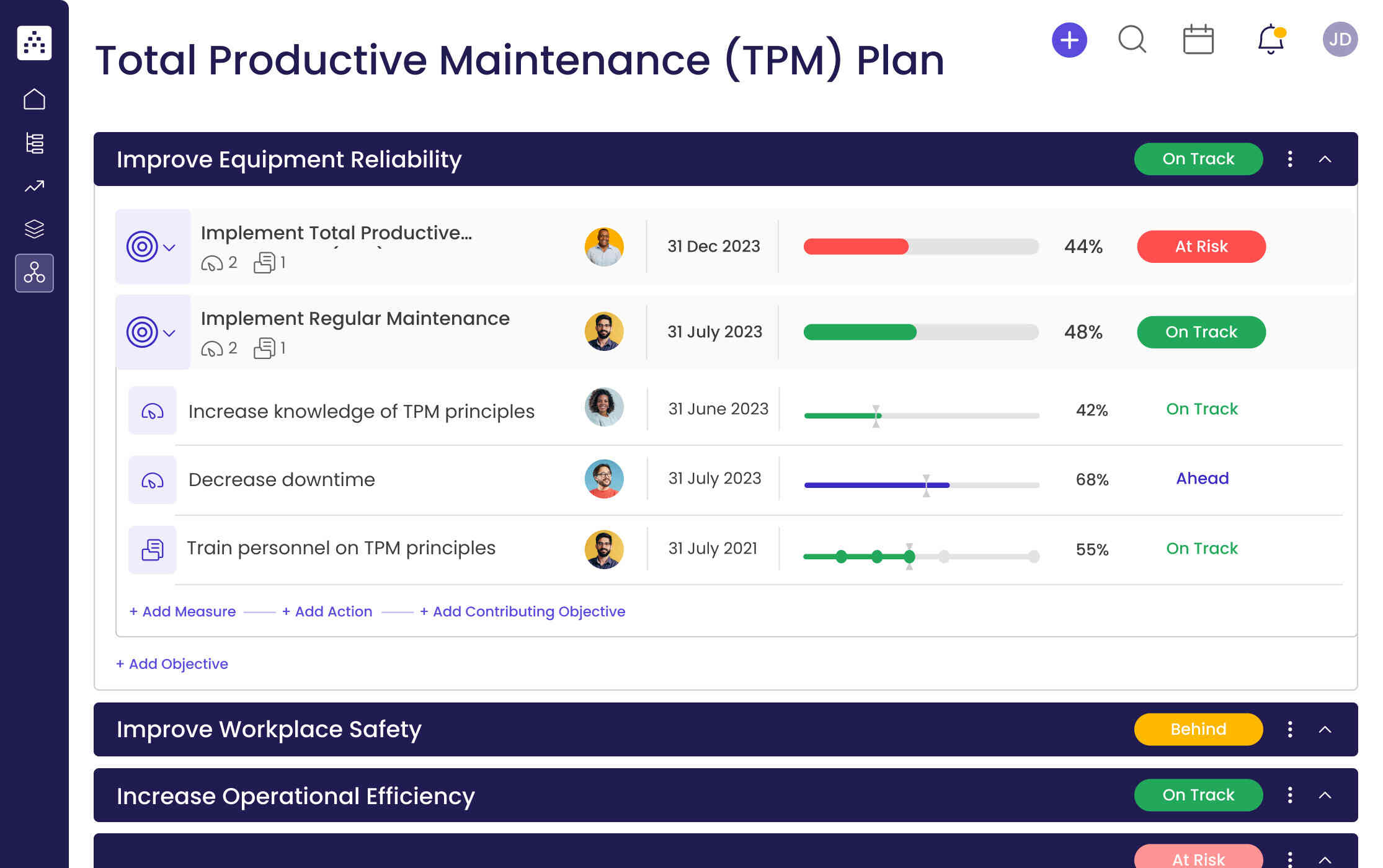 Total Productive Maintenance (Tpm) Strategy Template throughout Free Tpm Excel Template