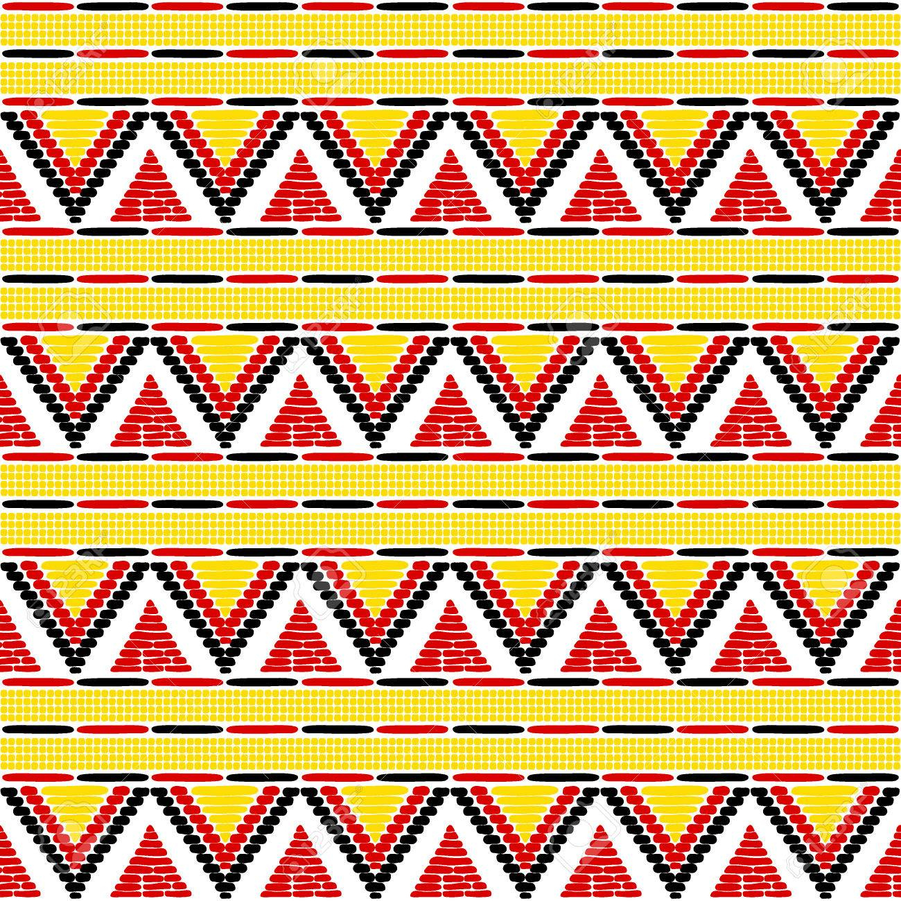 Tribal Pattern Vector Seamless. Ethics African Uganda Print with regard to Free Printable Tribal Patterns
