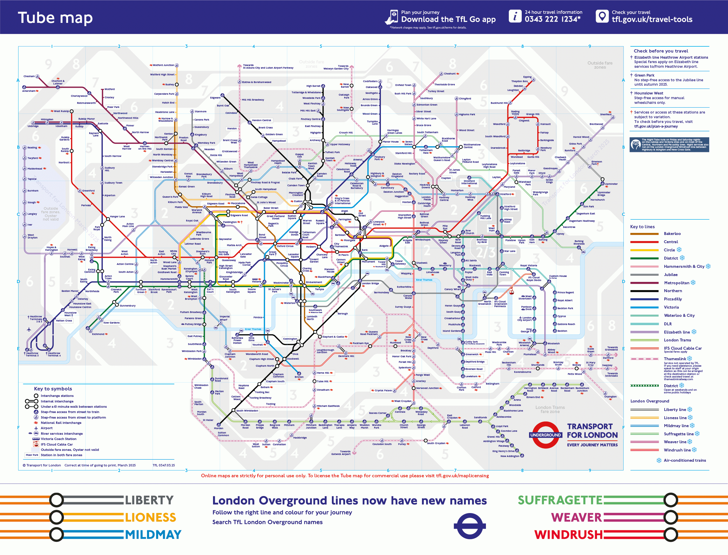 Tube - Transport For London throughout Free Printable London Tube Map