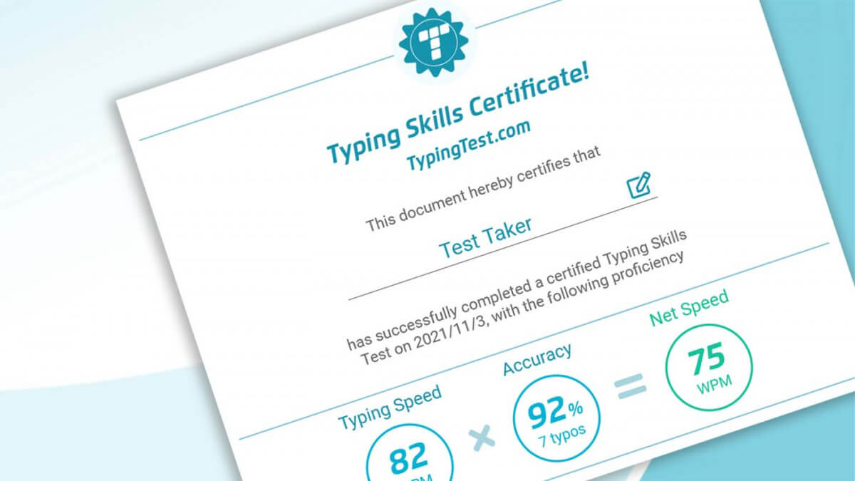 Typingtest Features And Updates in Free Typing Test With Printable Results