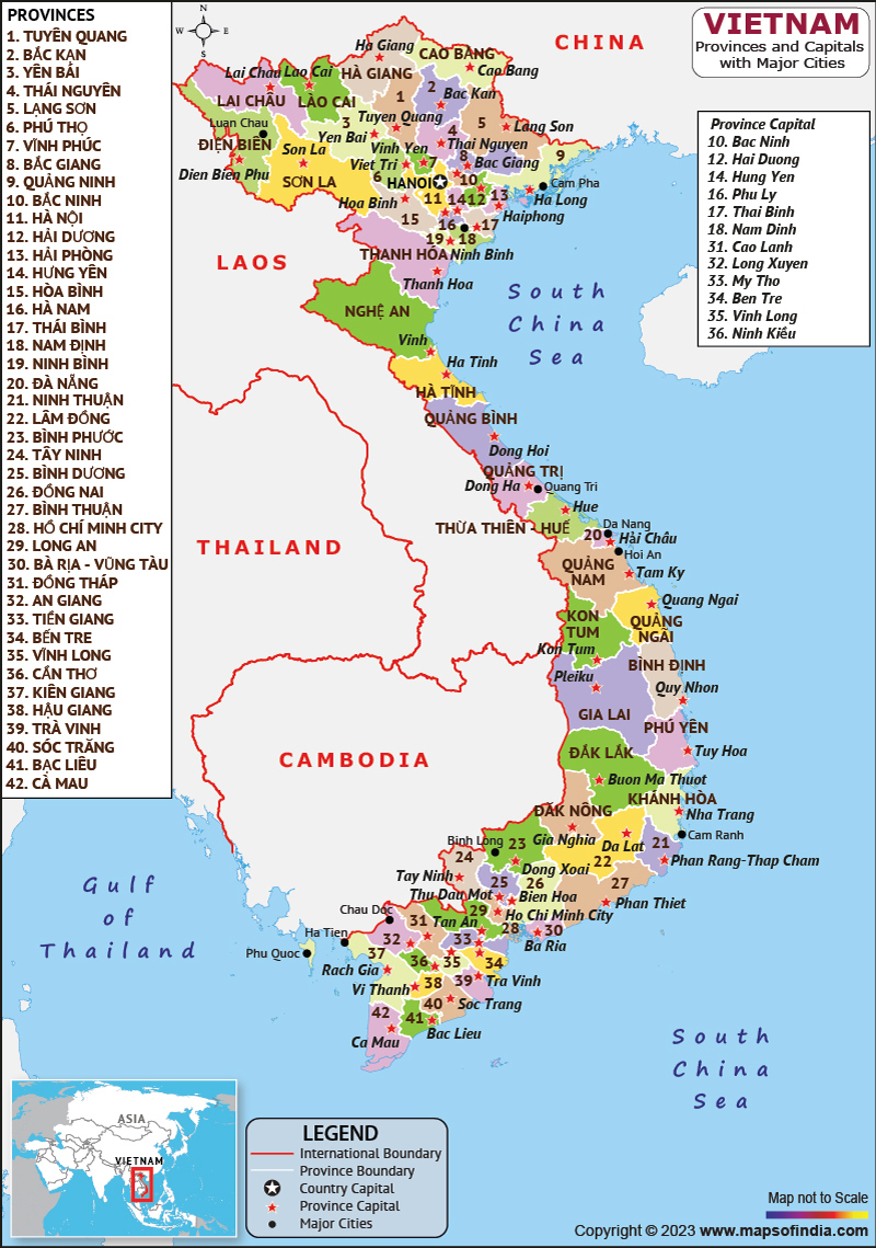 Vietnam Map | Hd Political Map Of Vietnam inside Free Printable Map Of Vietnam