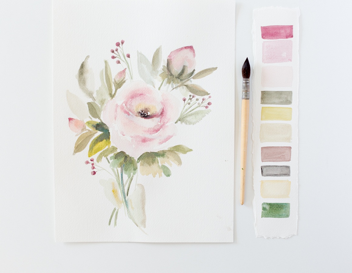 Watercolor Lessons And Free Printable inside Free Printable Watercolor Pictures To Paint