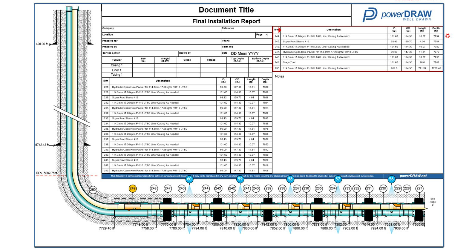 Well Schematic Drawing Software And Wellbore Diagrams regarding Free Wellbore Schematic Excel Template