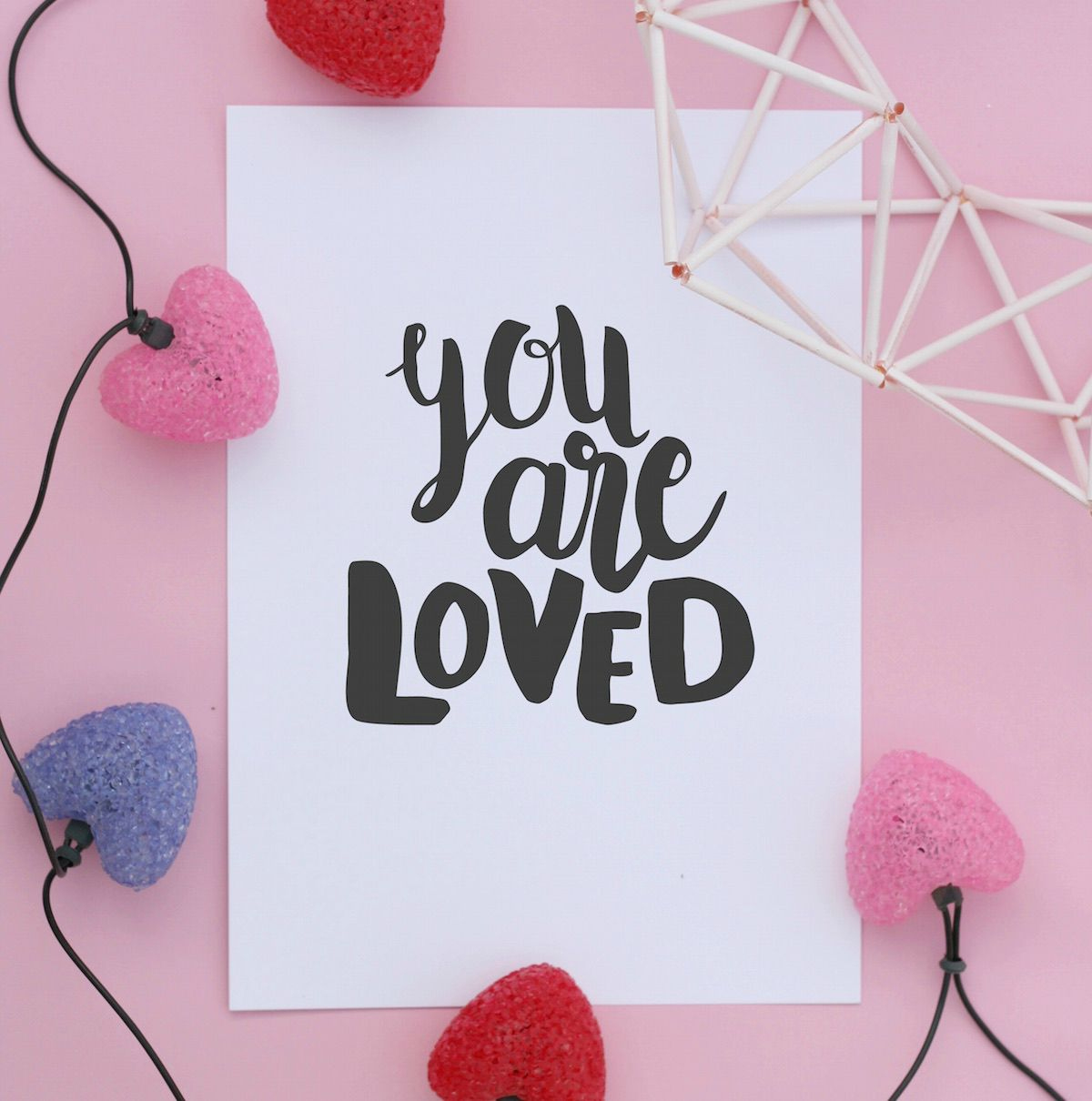 You Are Loved Free Print - Pure Sweet Joy pertaining to You Are Loved Free Printable