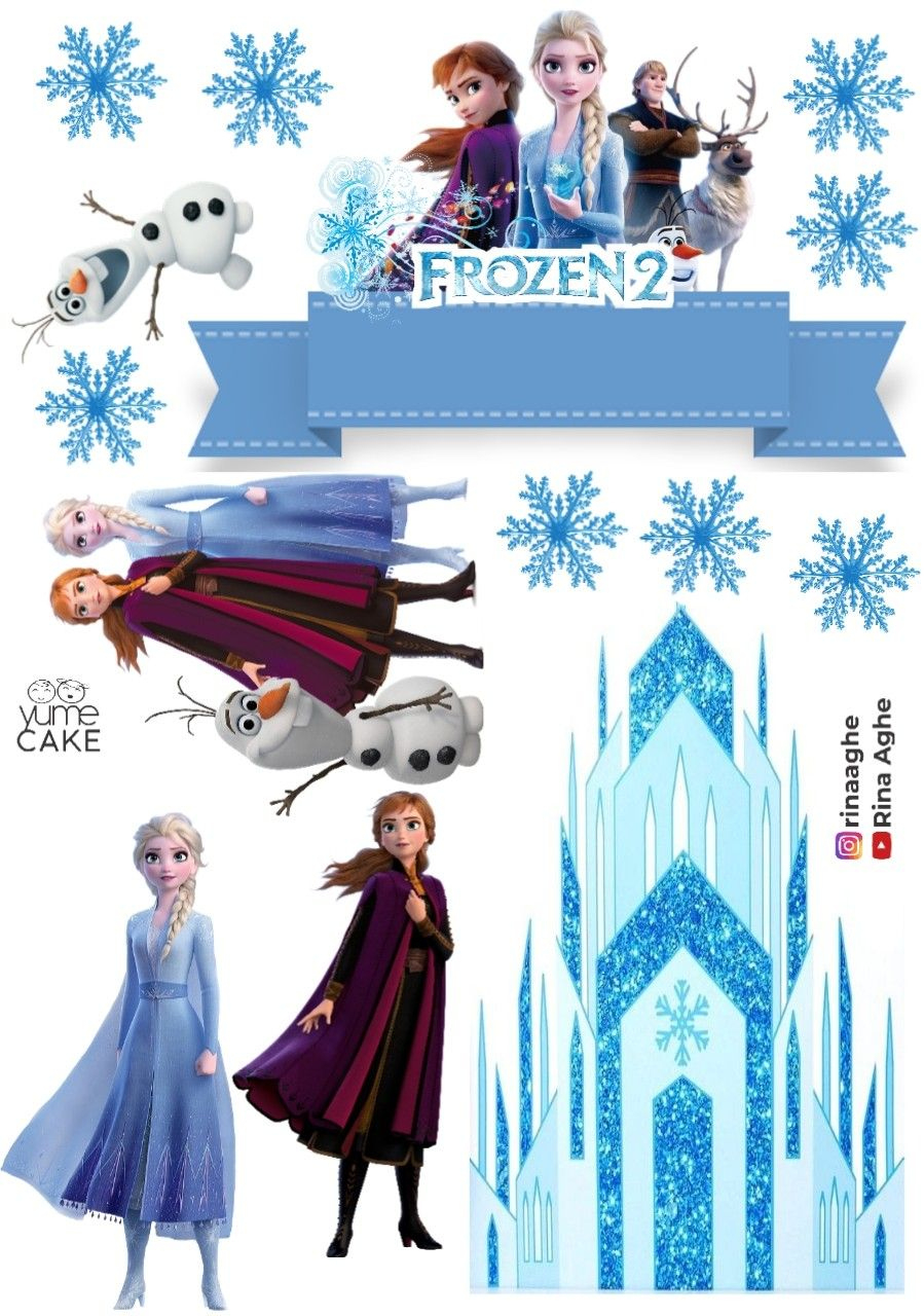 12 Frozen Ideas | Frozen, Frozen Birthday Theme, Frozen Birthday Party throughout Frozen Cake Topper Printable