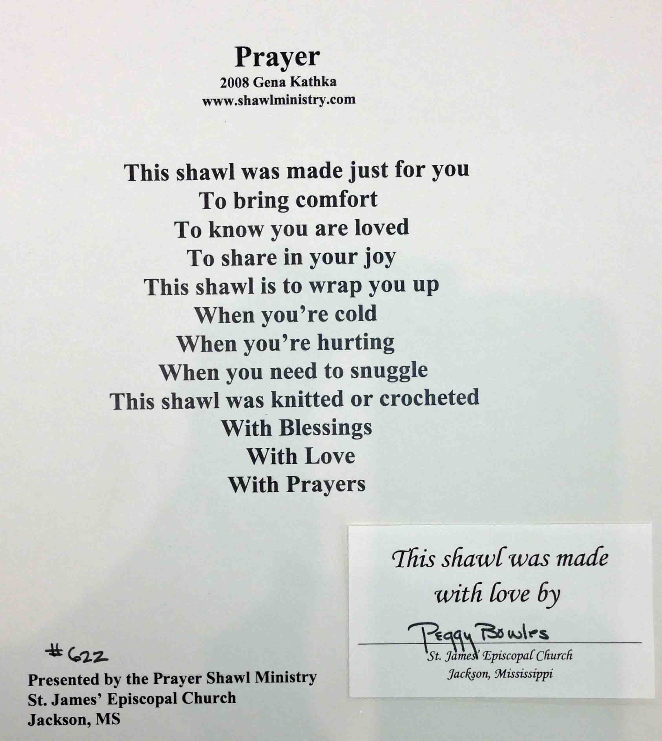 12 Prayer Shawl Poem Ideas | Prayer Shawl, Crochet Prayer Shawls for Printable Free Prayer Shawl Poem