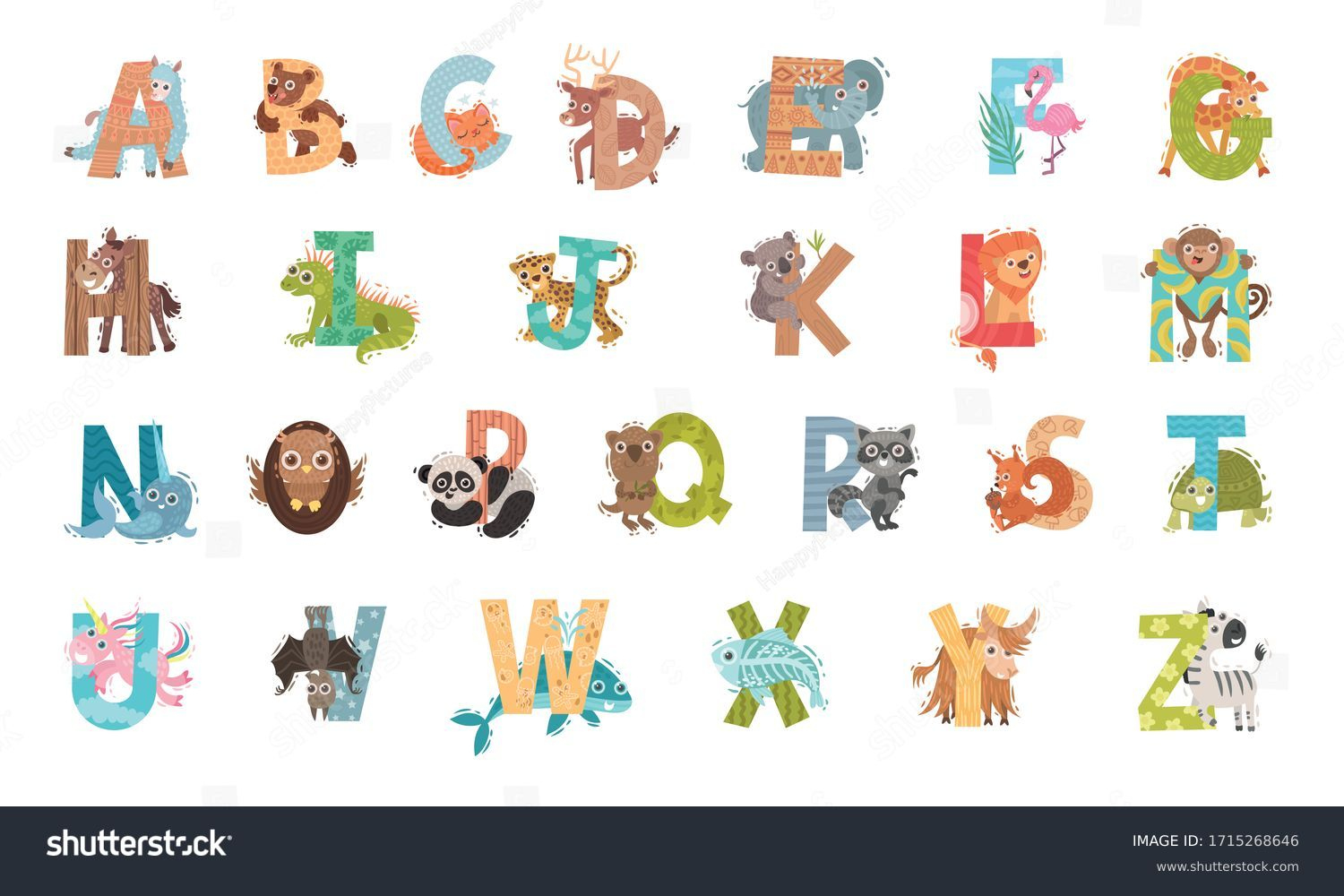 142+ Thousand Animal Alphabet Royalty-Free Images, Stock Photos pertaining to Alphabet Letters Animals Printable