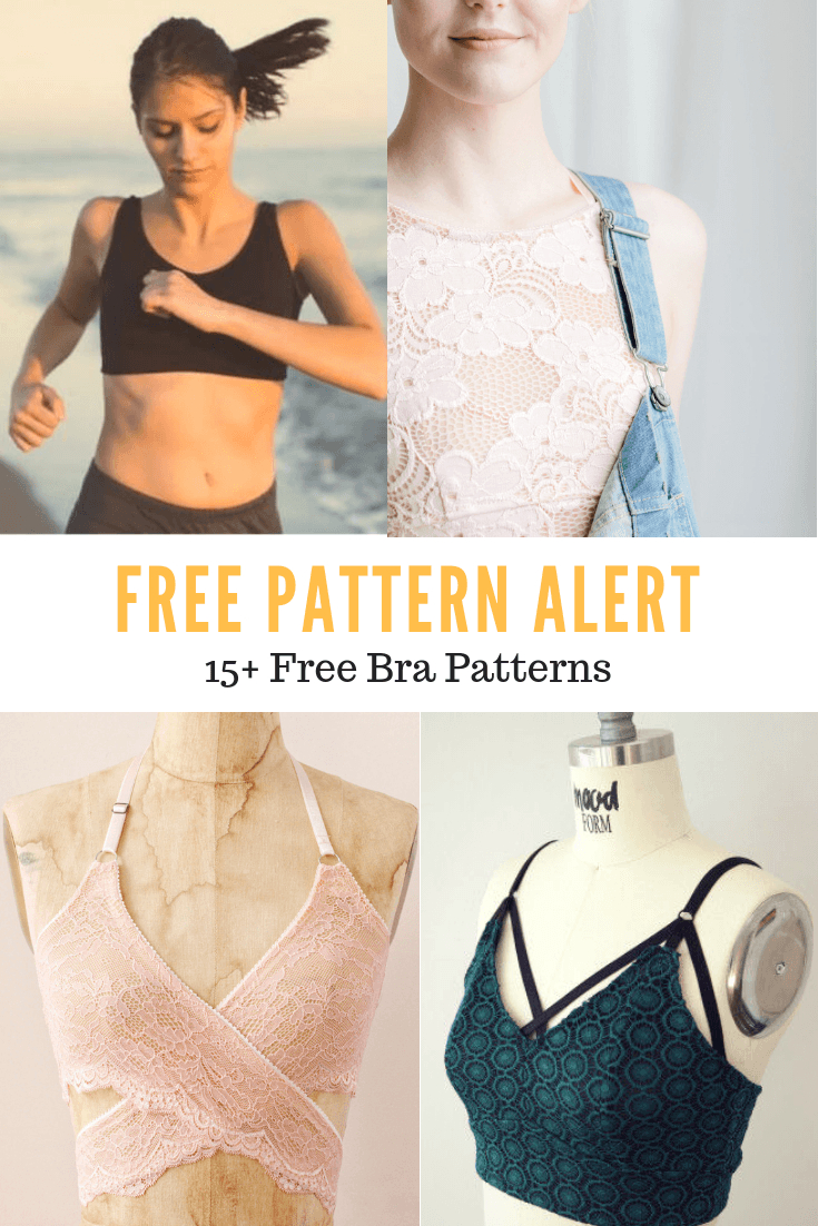 15+ Free Printable Sewing Patterns For Women Bra - On The Cutting with Printable Free Bra Pattern