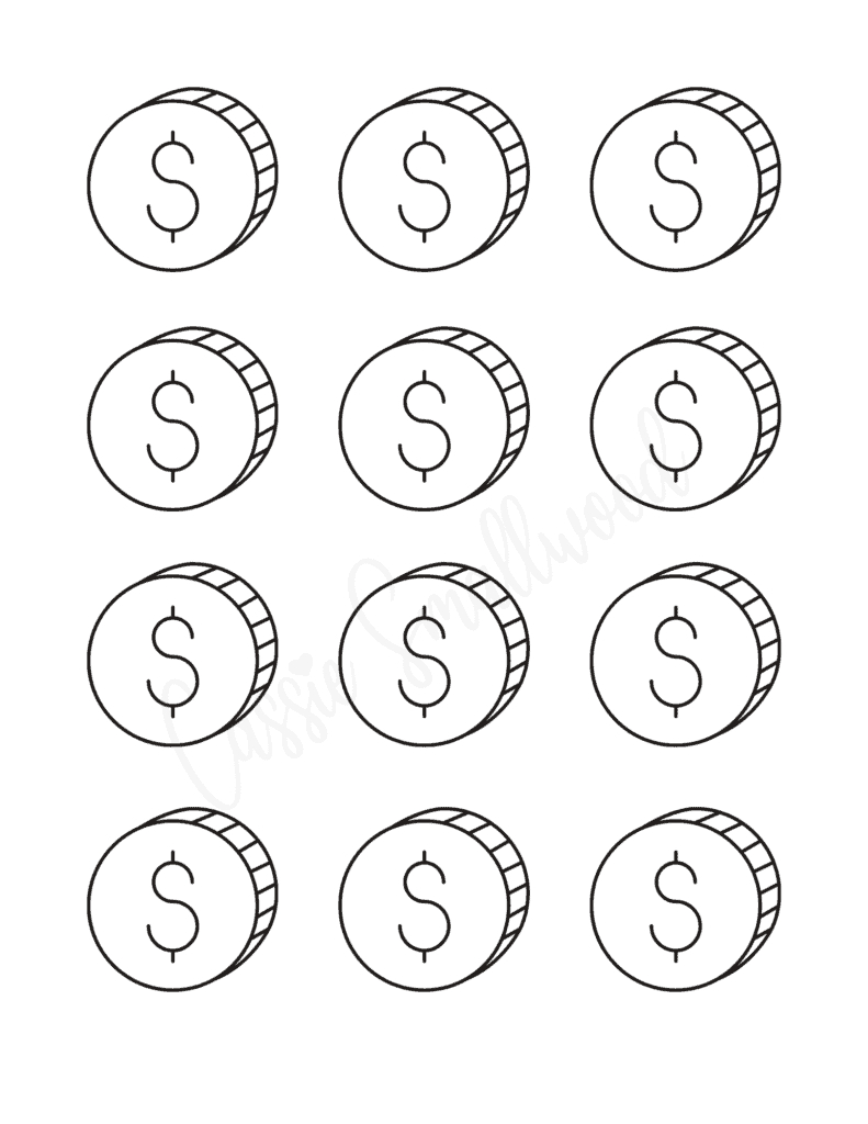 17 Cute Pot Of Gold Templates - Cassie Smallwood for Free Printable Gold Coins
