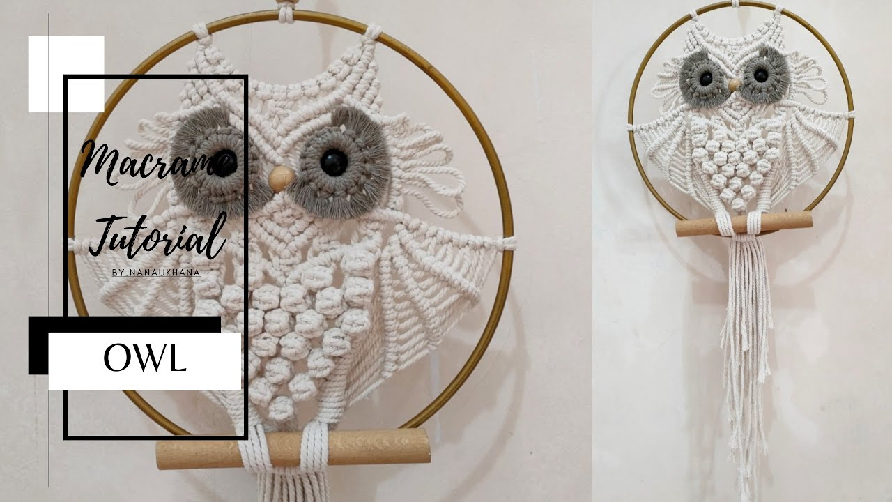 19 Free Macrame Owl Patterns: Easy To Follow Video Tutorials intended for Printable Macrame Owl Pattern Free