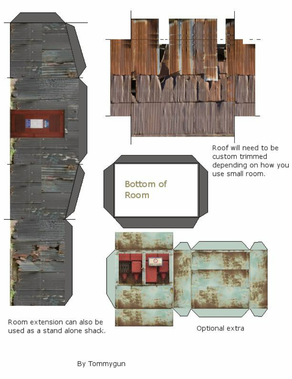 28Mm Paper Terrain Buildings, Billboards And Bits throughout Free Printable Paper Wargame Terrain