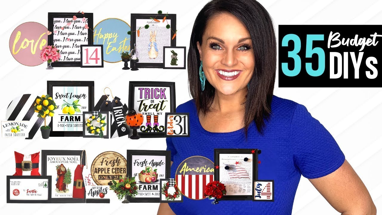 35 Way Cool Diy Decor Ideas On Dollar Tree Budget For Every Season! intended for Designed to the Nines Free Printables