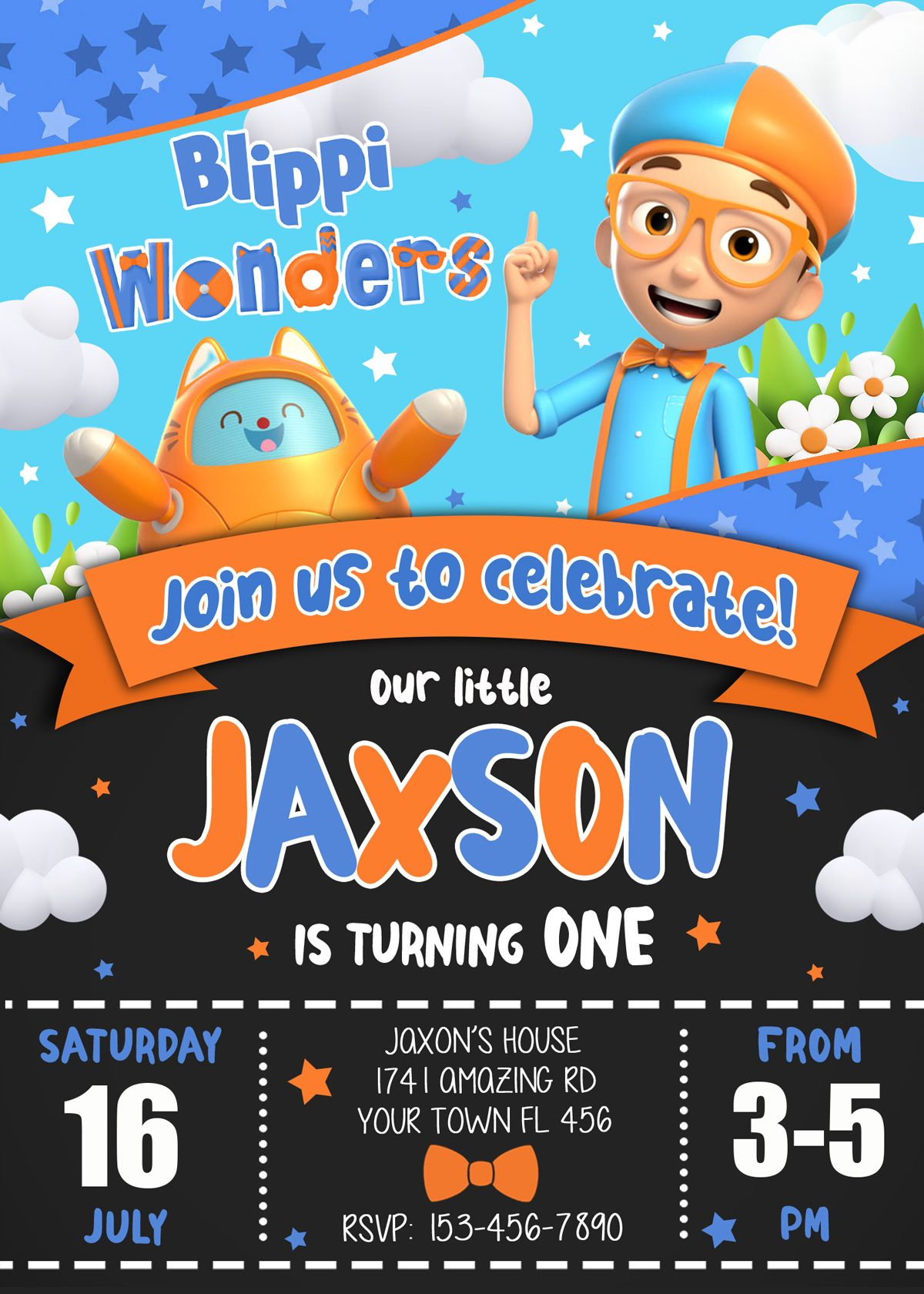 36 Blippi Birthday Invitation And Printables Ideas | Birthday regarding Free Printable Blippi Birthday Invitations