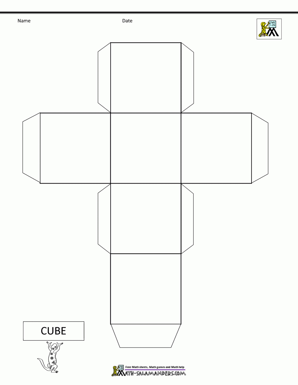 3D Geometric Shapes - Nets with regard to Free Printable Nets of 3d Shapes