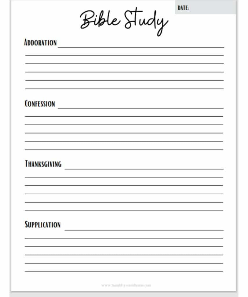 5 Free Printable Bible Study Worksheets For Christian Women! with Bible Studies Free Printable
