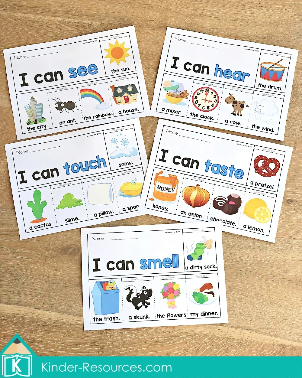 5 Senses Flip Books &amp;amp; Flap Book regarding 5 Senses Flip Book Printable Free