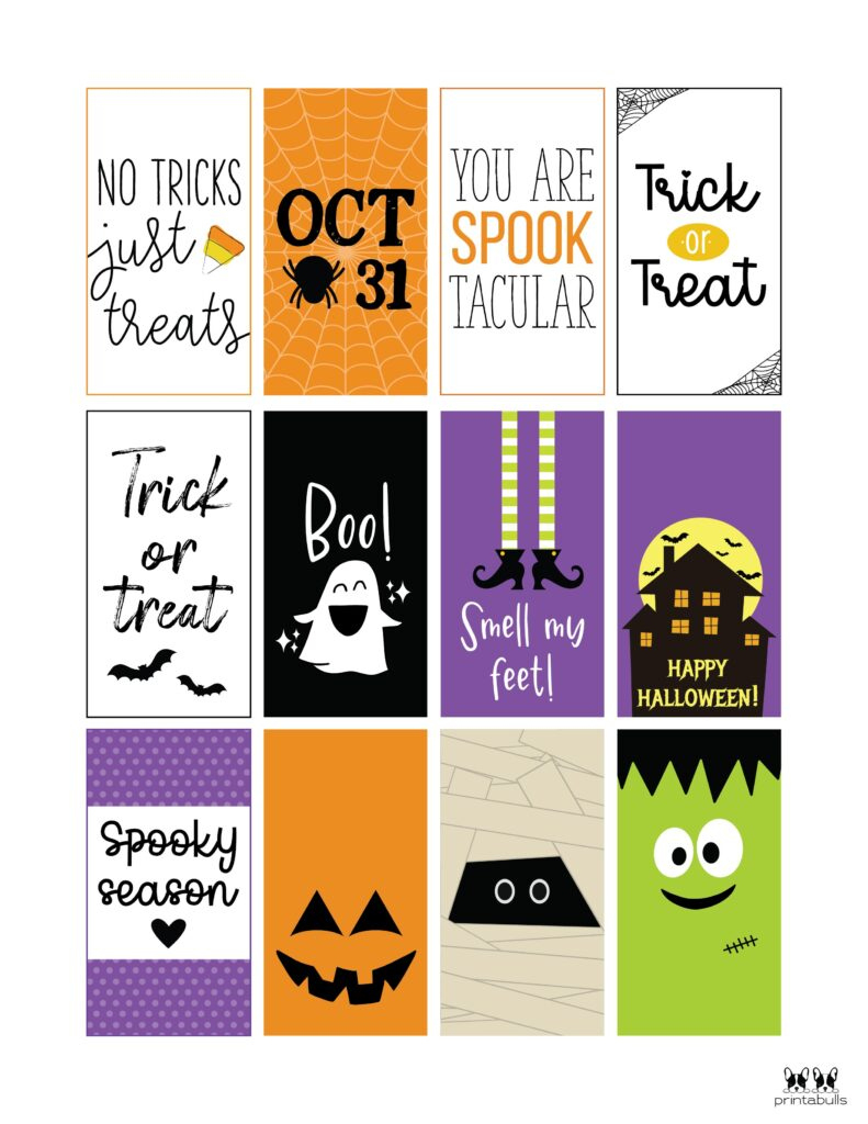 60 Free Printable Halloween Tags | Printabulls intended for Free Printable Happy Halloween Tags