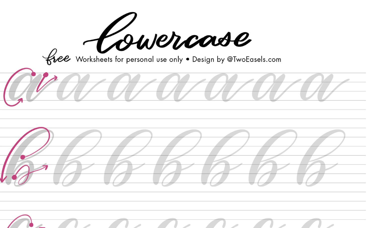 7 Free Hand Lettering Worksheets For Practice intended for Free Printable Hand Lettering Worksheets