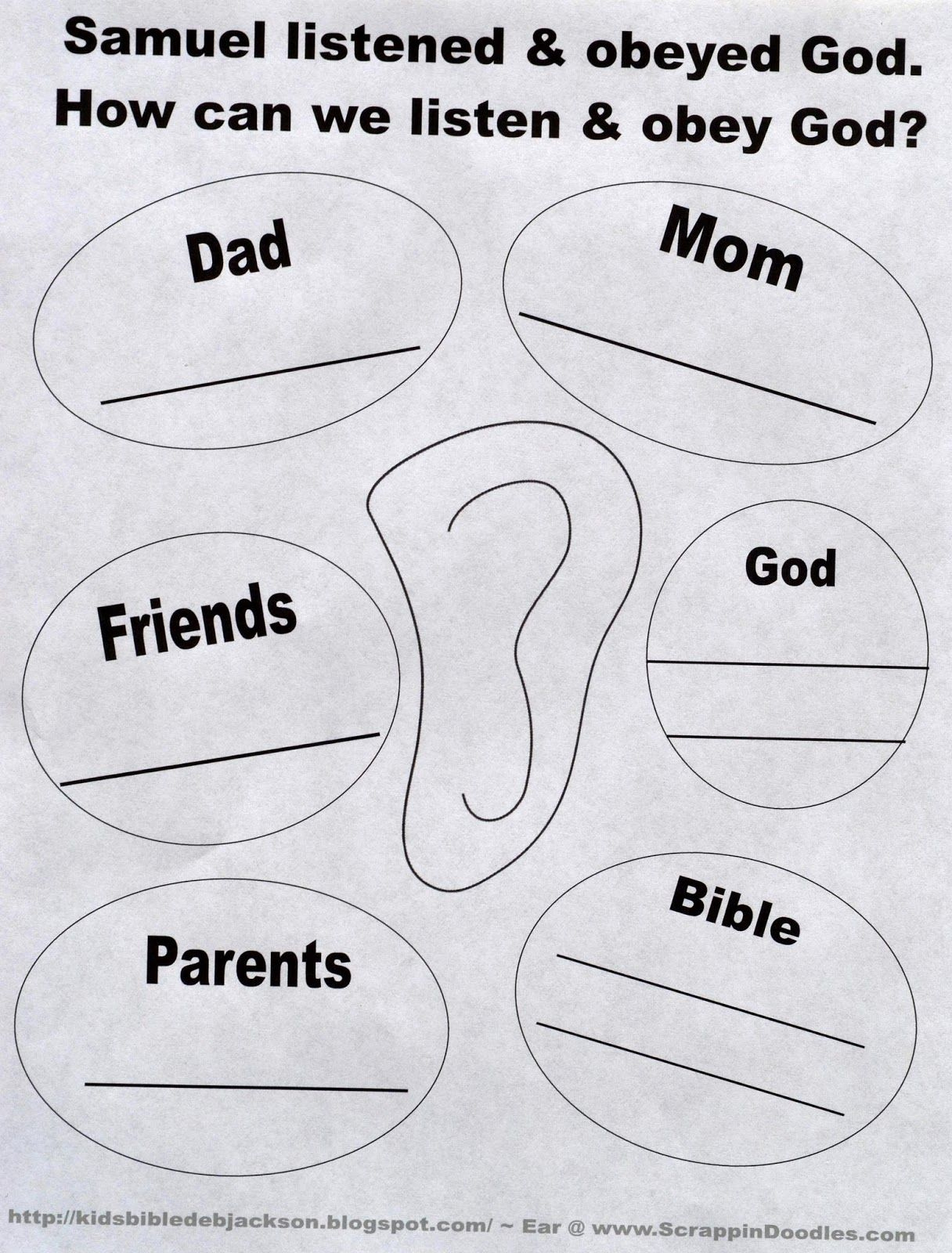 7 Samuel Ideas | Samuel Bible, Bible For Kids, Bible Story Crafts for Printable Samuel Listens To God Craft