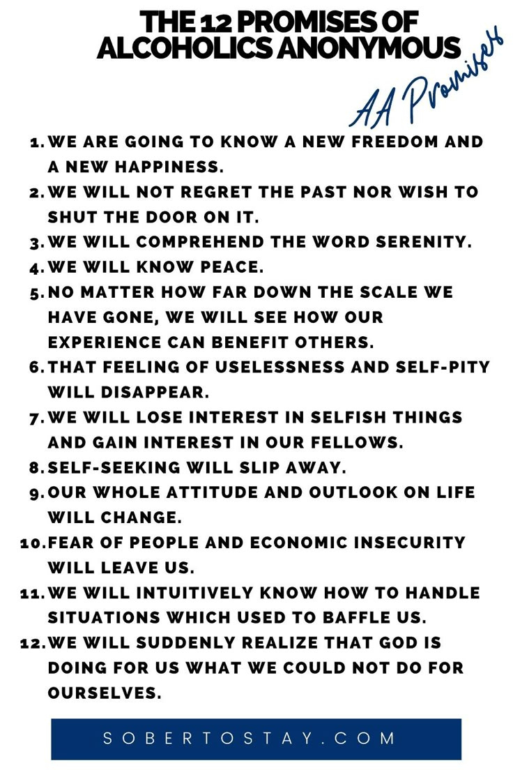 Aa Promises: The 12 Promises Of The 9Th Step pertaining to Free Printable Aa Promises