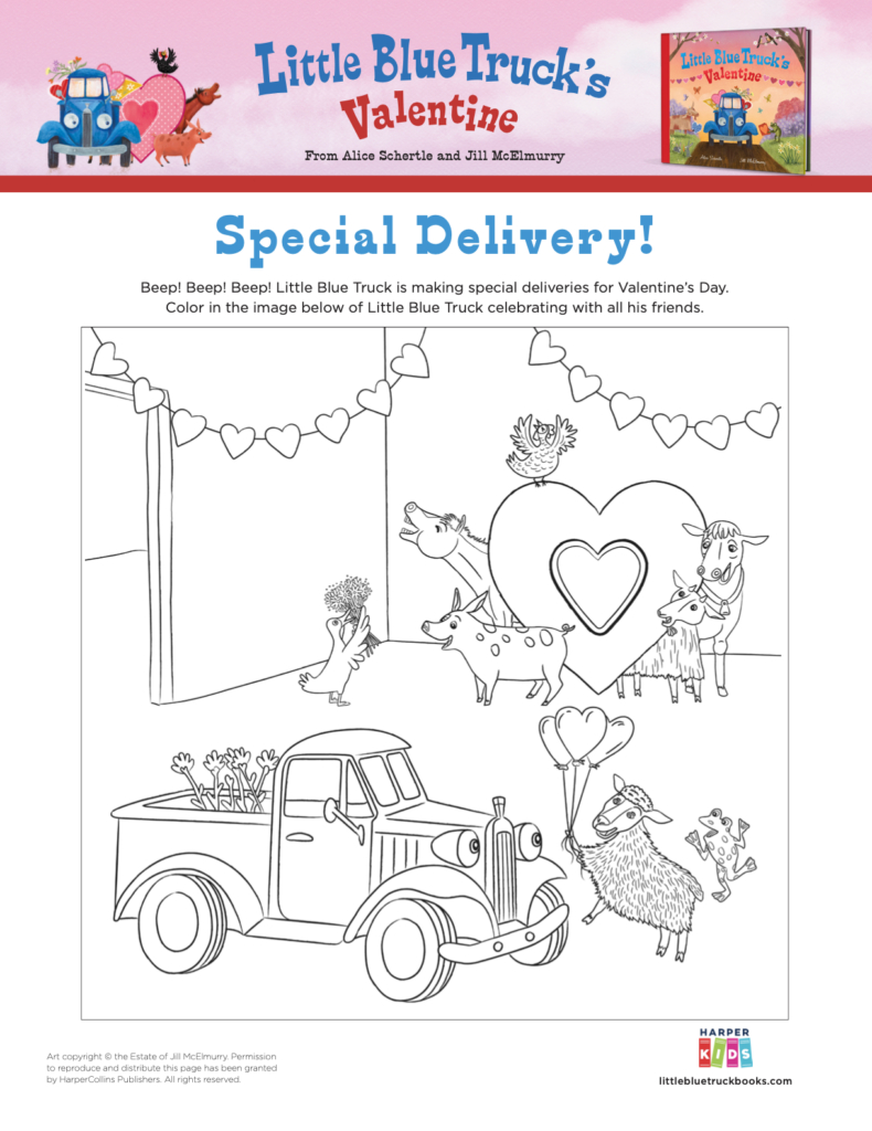 Activities - Fun Printables For Kids - Little Blue Truck with Free Little Blue Truck Printables