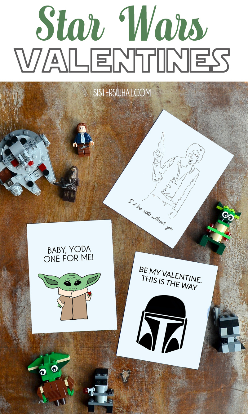 Baby Yoda And More Star Wars Valentines Free Printable - Sisters regarding Free Printable Star Wars Valentines