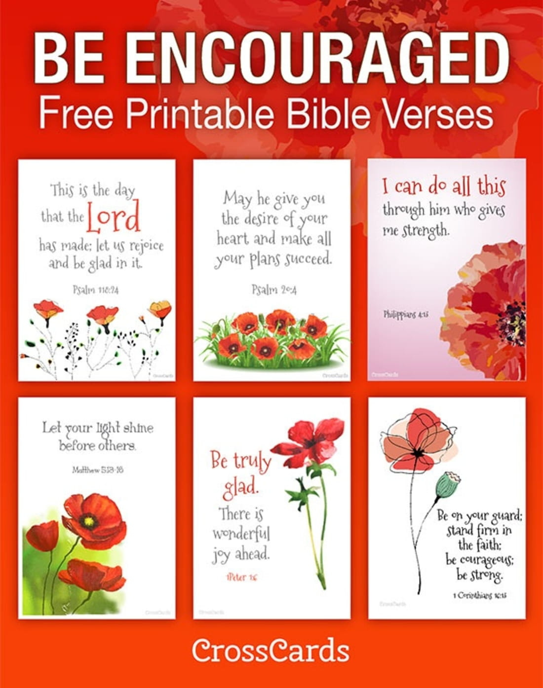 Be Encouraged! Free Printable Bible Verses Printable - Download Free with Free Printable Bible Verse Cards