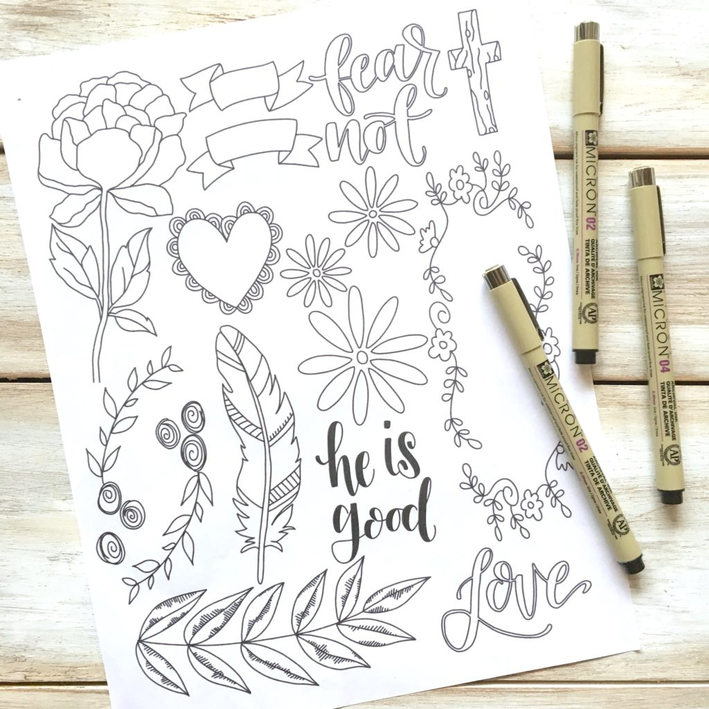 Bible Journaling When You Are Not Artistic - Plus A Free Printable with Free Bible Journaling Printables